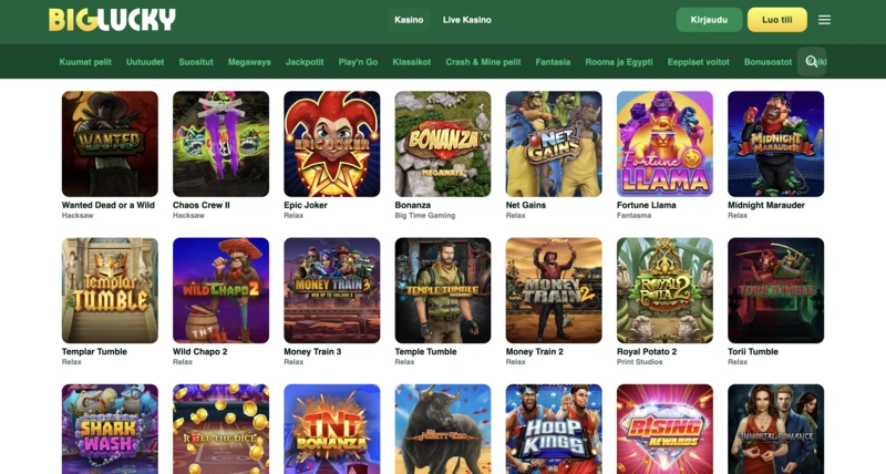 Big Lucky Games